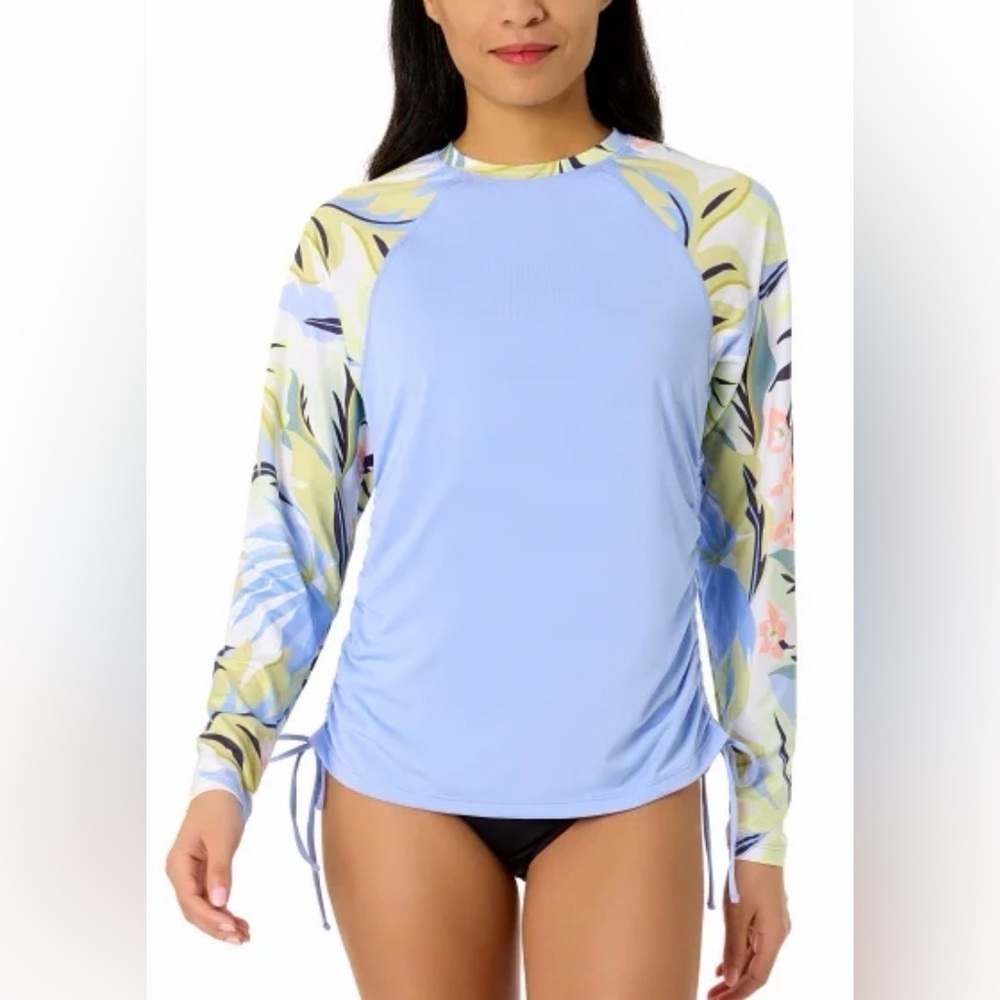 Hurley Women's Floral Long Sleeve Swim Coverup